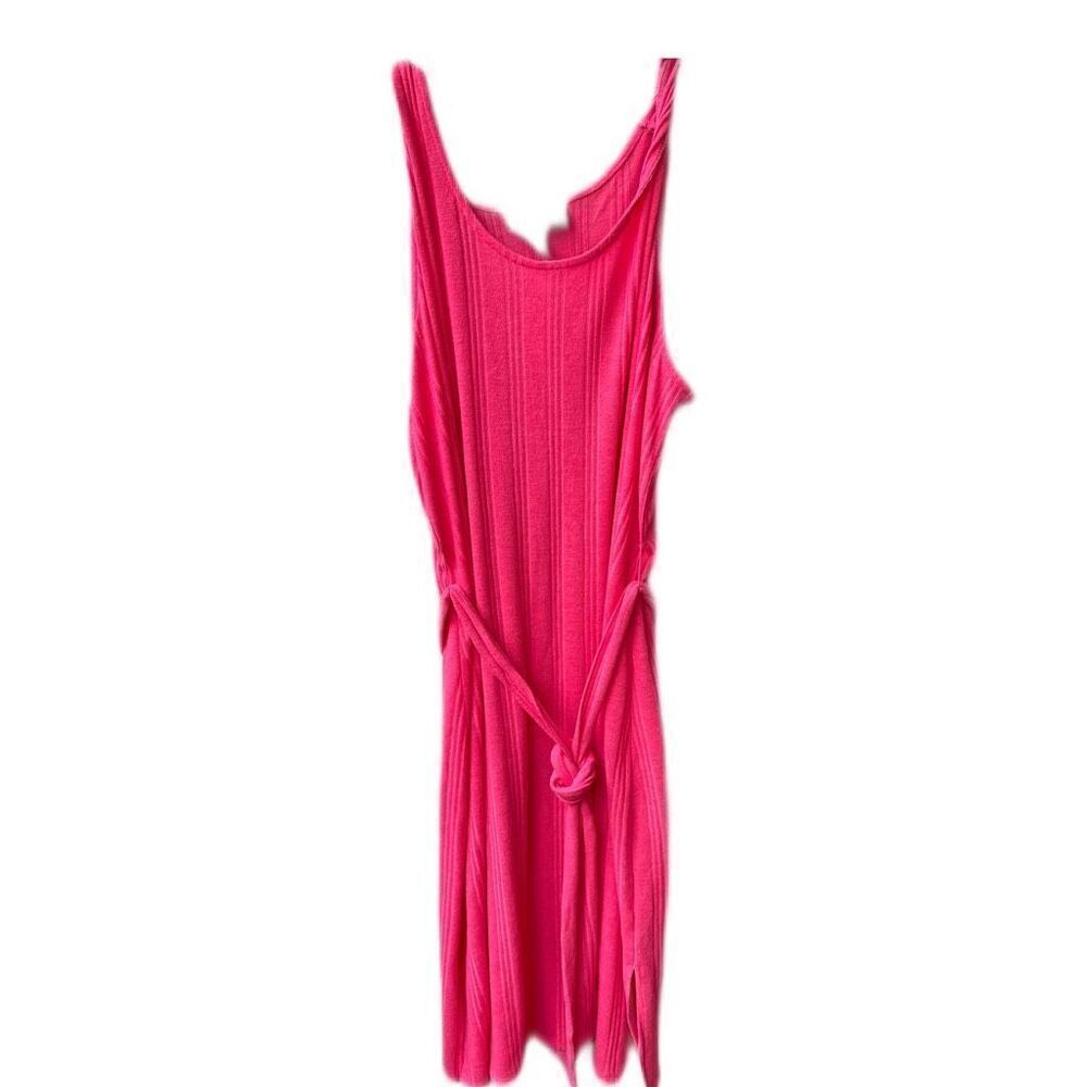 Lane Bryant bright pink size 18/20 knit midi dress